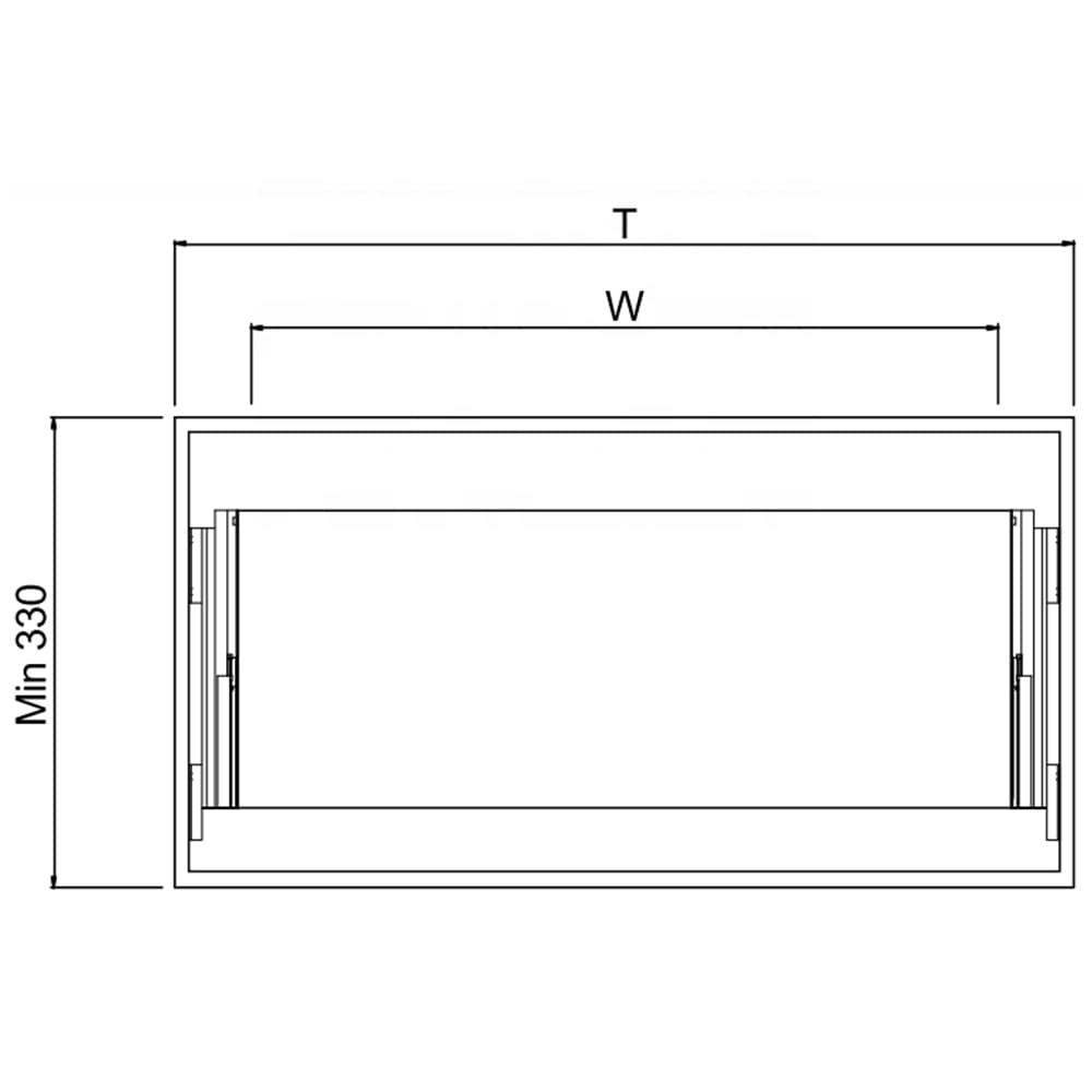 Elevator Pull Down - Glass