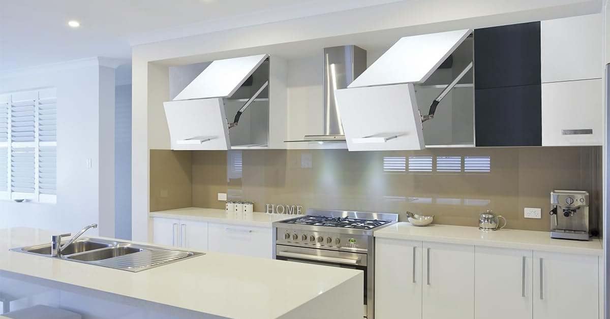 Bi-Fold System for Cabinet