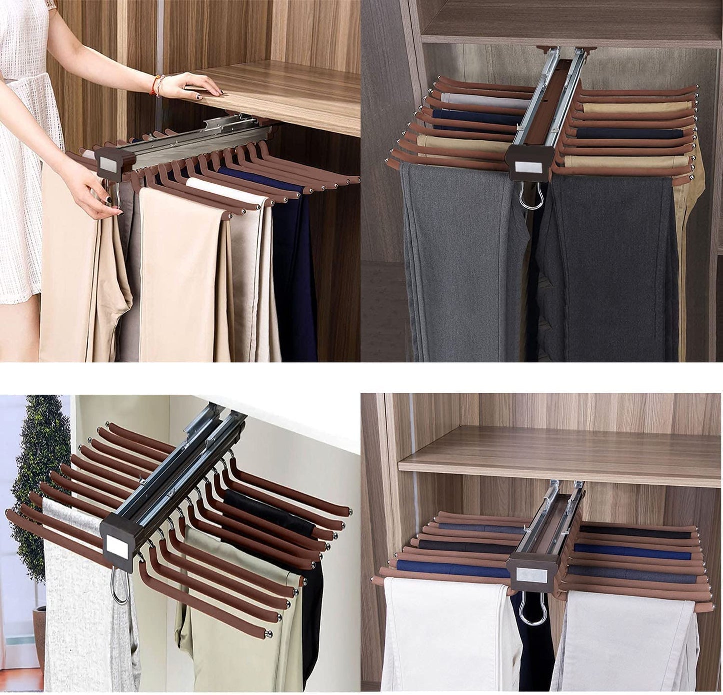 Double Row trouser rack