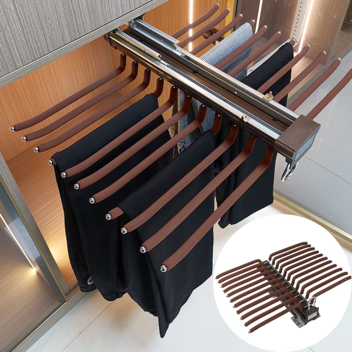 Double Row trouser rack